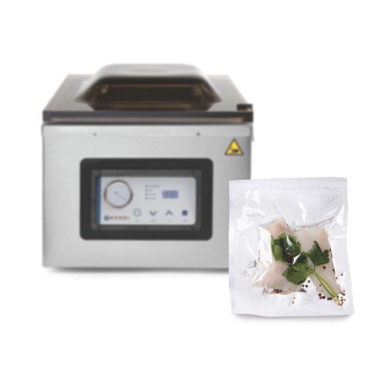 Sacs de Cuisson Sous Vide, 100 unit&eacute;s, 200x150mm, &Eacute;paisseur 75&micro;m - Hendi
