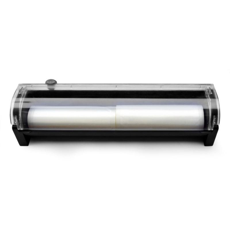 Support de rouleaux et sacs sous vide avec couteau pour machine &agrave; emballer Kitchen Line - Hendi