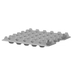 Plateaux &agrave; &oelig;ufs PET empilables pour OVOBOX 120, capacit&eacute; 120 &oelig;ufs (4x30), 286x40mm - Hendi