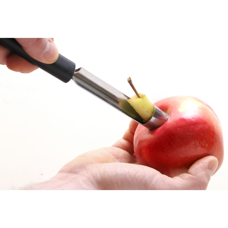 Vide-pommes professionnel en inox Noir - 215mm - Hendi