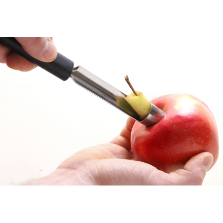 Vide-pommes professionnel en inox Noir - 215mm - Hendi