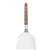 Spatule Teppanyaki professionnelle, inox et manche bois de noyer 240x105mm - Hendi
