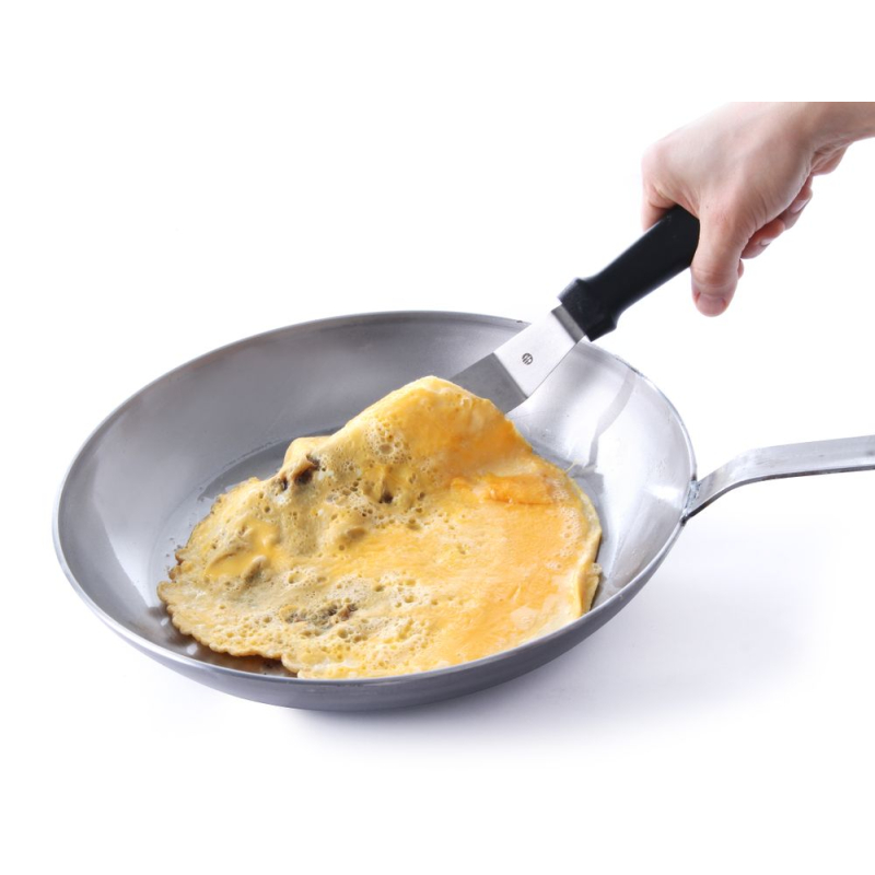 Spatule &agrave; cr&ecirc;pes professionnelle flexible noire 31x325mm - Hendi