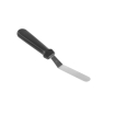Spatule &agrave; Cr&ecirc;pes Professionnelle Noire avec Lame Flexible Offset - Hendi