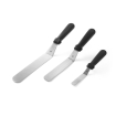 Spatule &agrave; Cr&ecirc;pes Professionnelle Noire avec Lame Flexible Offset - Hendi