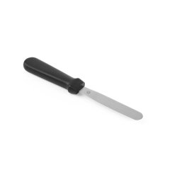 Spatule de confiserie flexible et lisse, 17x220mm, noire - Hendi