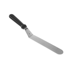 Spatule &agrave; cr&ecirc;pes flexible offset, noire, 38x376mm, con&ccedil;ue par Robert Bronwasser - Hendi