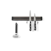 Support Magn&eacute;tique pour Couteaux Professionnel, 3 Crochets, Noir (340mm) - Hendi