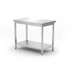 Table de Travail Centrale Professionnelle Inox 1000x600 mm - Kitchen Line - Hendi