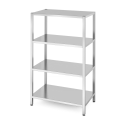 Rack de stockage Inox AISI 430 Kitchen Line 4 &eacute;tag&egrave;res 1000x600x1800mm - Hendi