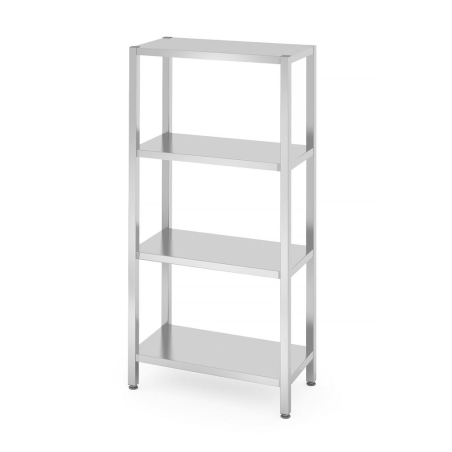 Rack de Stockage Professionnel Inox 4 &Eacute;tag&egrave;res 800x400x1800mm - Hendi