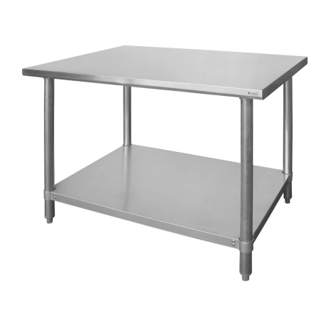 Table de travail professionnelle en acier inoxydable Budget Line 1600x600x850mm - Hendi