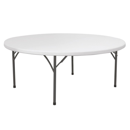 Table de buffet ronde professionnelle AmerBox, charge 250kg, &Oslash;1800x740mm - Hendi