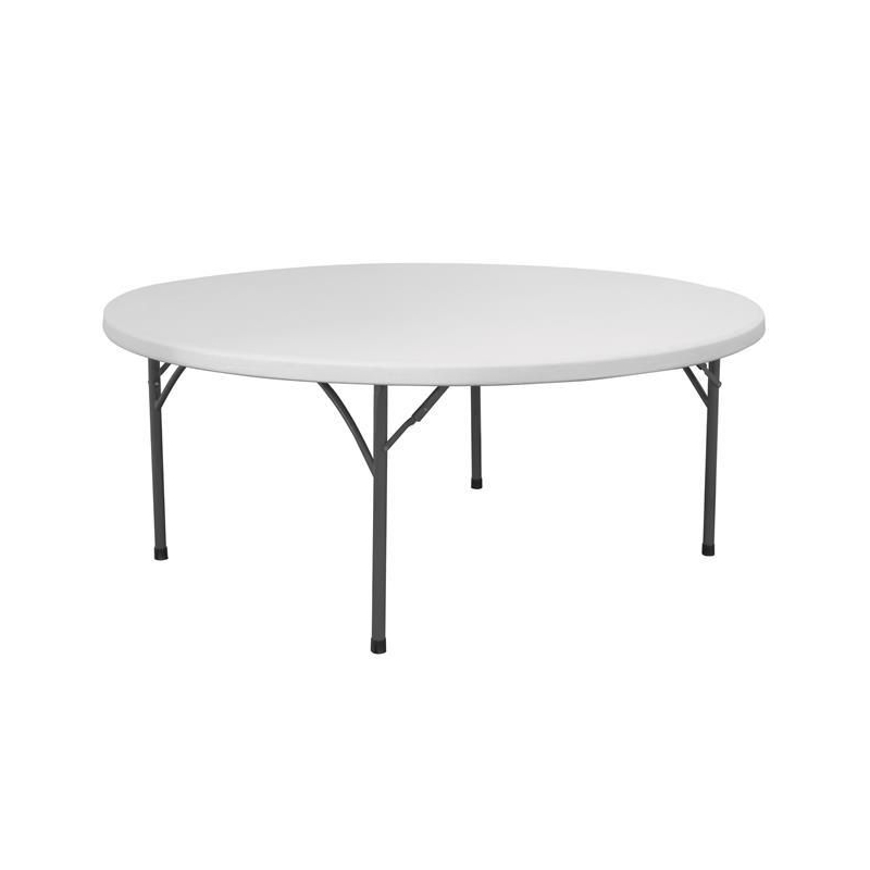 Table de buffet ronde professionnelle AmerBox, charge 250kg, &Oslash;1800x740mm - Hendi