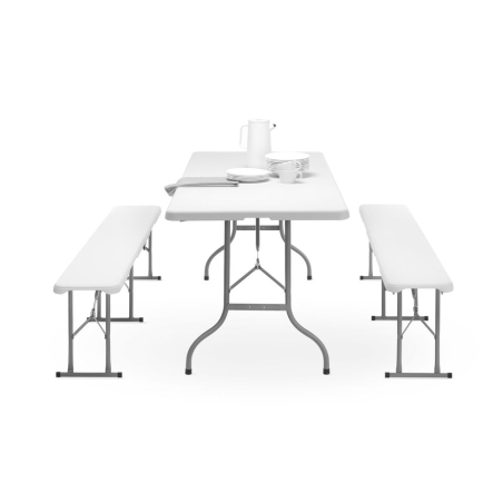 Table Pliante AmerBox Professionnelle, 1830x750x740mm, Charge Max 150kg, Facile &agrave; Ranger - Hendi