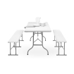 Table Pliante AmerBox Professionnelle, 1830x750x740mm, Charge Max 150kg, Facile &agrave; Ranger - Hendi