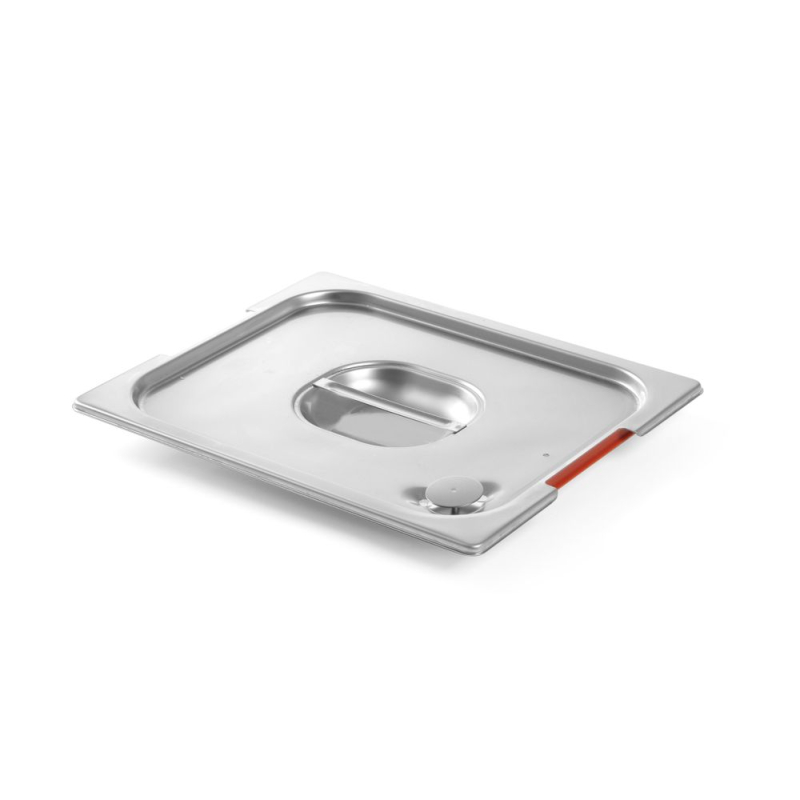Couvercle Gastronorm GN 1/2 Acier Inoxydable avec Poign&eacute;e - Hendi