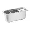 Rince cuill&egrave;re &agrave; glace professionnel Inox AISI 304 - Hendi