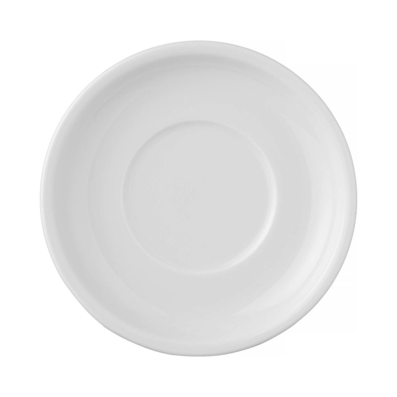 Soucoupe &agrave; bol &agrave; soupe professionnelle Blanc ⌀170mm - Hendi