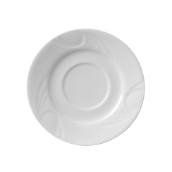 Soucoupe ronde blanche pour bol &agrave; soupe &Oslash;180mm - Hendi