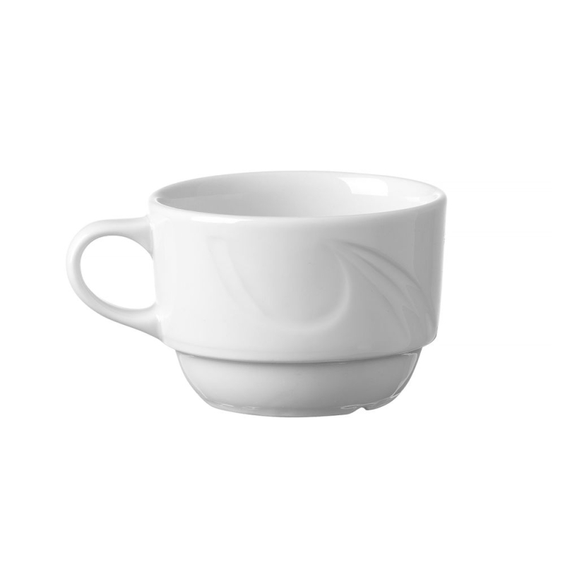 Tasse &agrave; caf&eacute; professionnelle en porcelaine, 0,17L, ⌀80mm, H56mm - Hendi