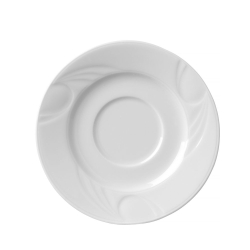 Soucoupe &agrave; expresso professionnelle en porcelaine &Oslash;125mm - Hendi