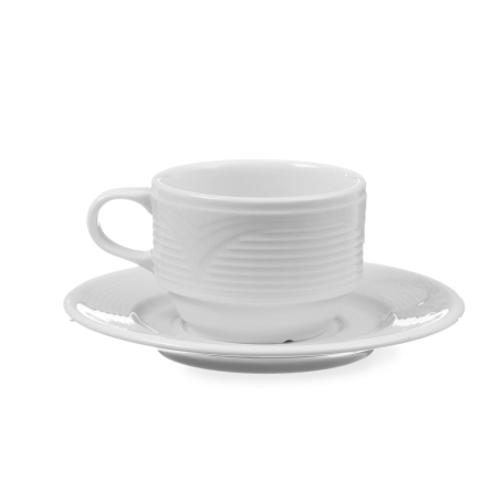Tasse &agrave; caf&eacute; professionnelle HENDI, 0,17L, diam&egrave;tre 79mm, en porcelaine - Hendi