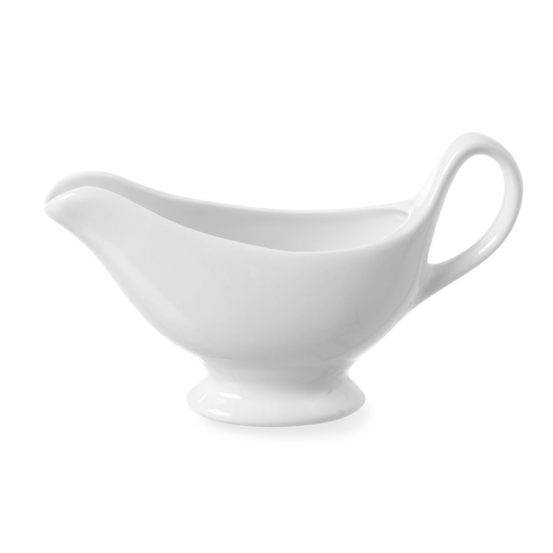 Sauci&egrave;re en Porcelaine Blanc Brillant (55x103mm) - Hendi