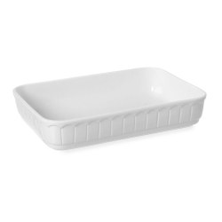Plat &agrave; four rectangulaire professionnel Rustica 4,8L (380x260x70mm) - Hendi