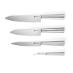 Set de 4 Couteaux de Cuisine Professionnels en Acier Inoxydable (Chef, D&eacute;couper, &Eacute;plucheur) - Hendi