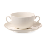 Soucoupe pour bol &agrave; soupe Porcelaine Blanc ⌀180mm - Hendi