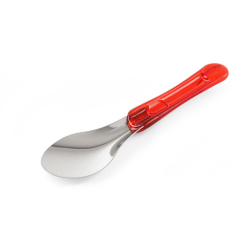 Spatule &agrave; glace professionnelle avec manche Tritan Rouge (260mm) - Hendi