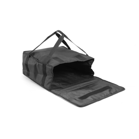 Sac de transport isotherme professionnel pour pizza 45 cm Kitchen Line, noir - Hendi