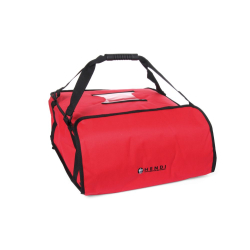Sac de transport isotherme pour pizza, 45 cm, capacit&eacute; 4 bo&icirc;tes, 470x470x210mm - Hendi