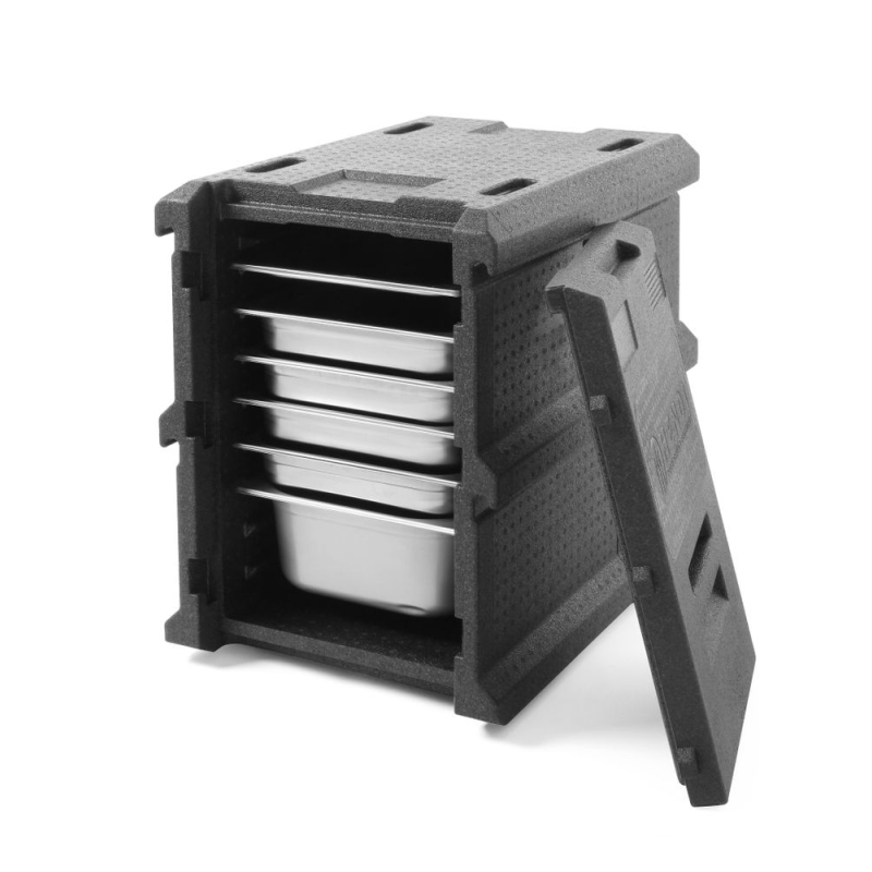 Conteneur Isotherme Thermo Box Traiteur GN 1/1, 100L, Empilable, L632xH657mm - Hendi