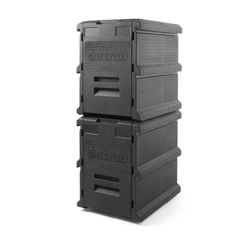 Conteneur Isotherme Thermo Box Traiteur GN 1/1, 100L, Empilable, L632xH657mm - Hendi