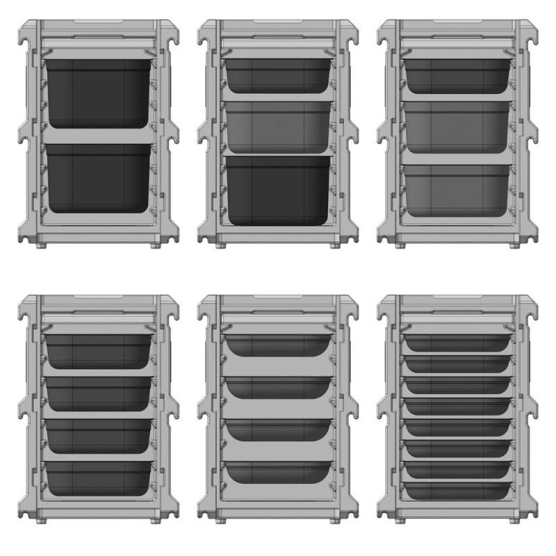 Conteneur Isotherme Thermo Box Traiteur GN 1/1, 100L, Empilable, L632xH657mm - Hendi