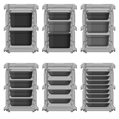 Conteneur Isotherme Thermo Box Traiteur GN 1/1, 100L, Empilable, L632xH657mm - Hendi
