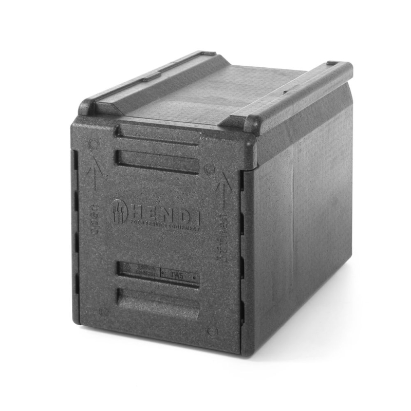 Bo&icirc;te isotherme de transport traiteur professionnelle GN 1/1 - 66L, 600x400x490mm, Profi Line - Hendi