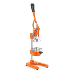 Presse-agrumes manuel professionnel en fonte, bol acier inoxydable - Hendi