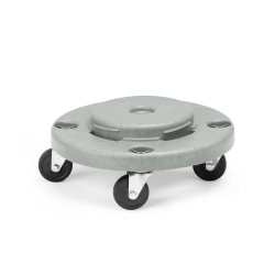 Trolley roulant pour poubelle ronde AmerBox, ⌀400x165mm - Hendi