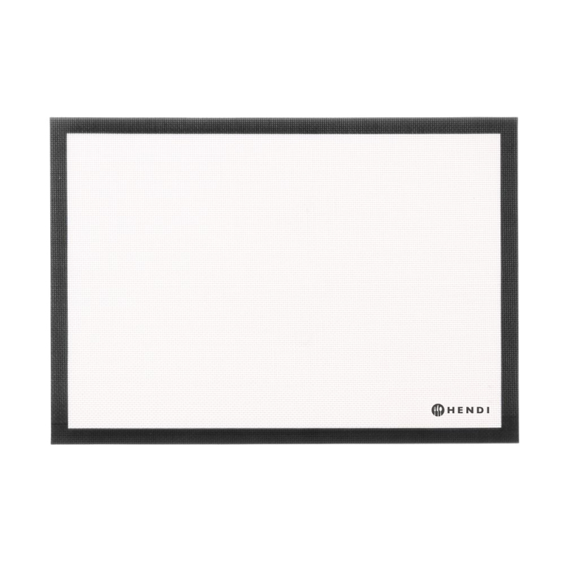 Tapis de cuisson p&acirc;tissier en silicone antiadh&eacute;sif 300x400mm - Hendi