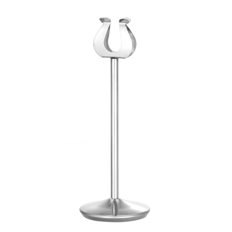 Porte-Menu Rond en Acier Inoxydable &Oslash;75x(H)200mm pour Restaurant - Hendi