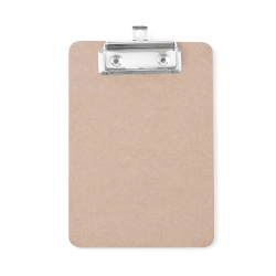 Prot&egrave;ge-menu Clipboard A4 en MDF R&eacute;sistant avec Pince M&eacute;tal 185x12mm - Hendi
