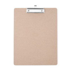 Prot&egrave;ge-menu Clipboard A4 en MDF avec Pince M&eacute;tal, 240x330mm - Hendi