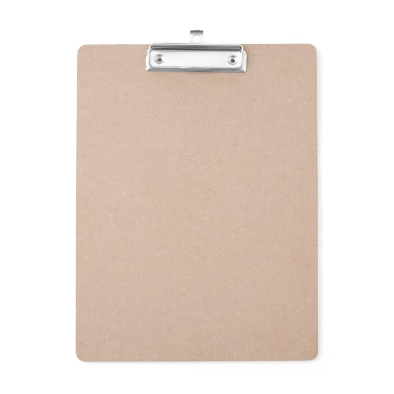 Prot&egrave;ge-menu Clipboard A4 en MDF avec Pince M&eacute;tal, 240x330mm - Hendi
