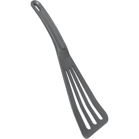 Spatule de cuisine &agrave; fentes, Polyamide renforc&eacute;, Noir, 300x90mm - Hendi