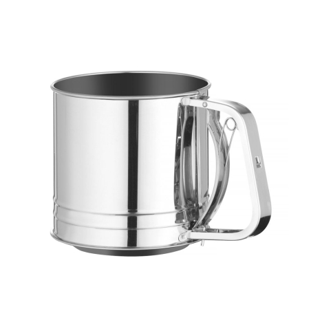 Tamis &agrave; farine professionnel double maille inox 550g - Hendi