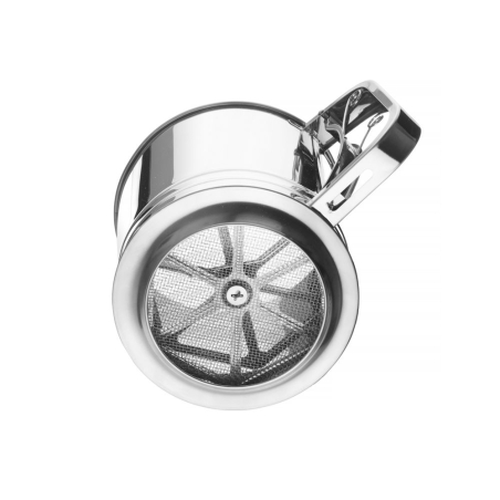 Tamis &agrave; farine professionnel double maille inox 550g - Hendi
