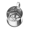 Tamis &agrave; farine professionnel double maille inox 550g - Hendi